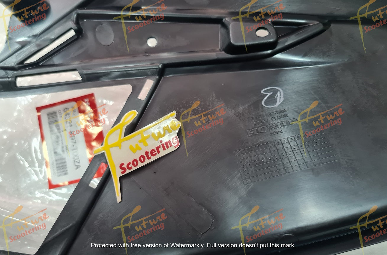 Honda PCX 150 K97 2018 Step LH Floor Foot Rest Panel Black 64321-K97-T00ZA