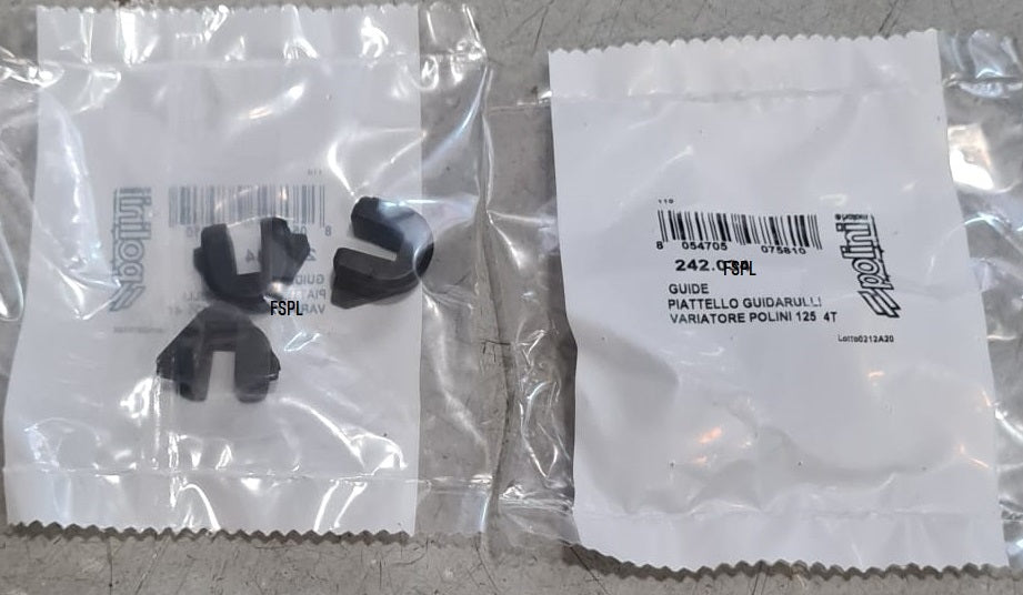 Aprilia / Piaggio / Vespa / 125/300 / Yamaha 155 Honda 150 Polini U-clips Sliders Set For Polini Hi-speed Control