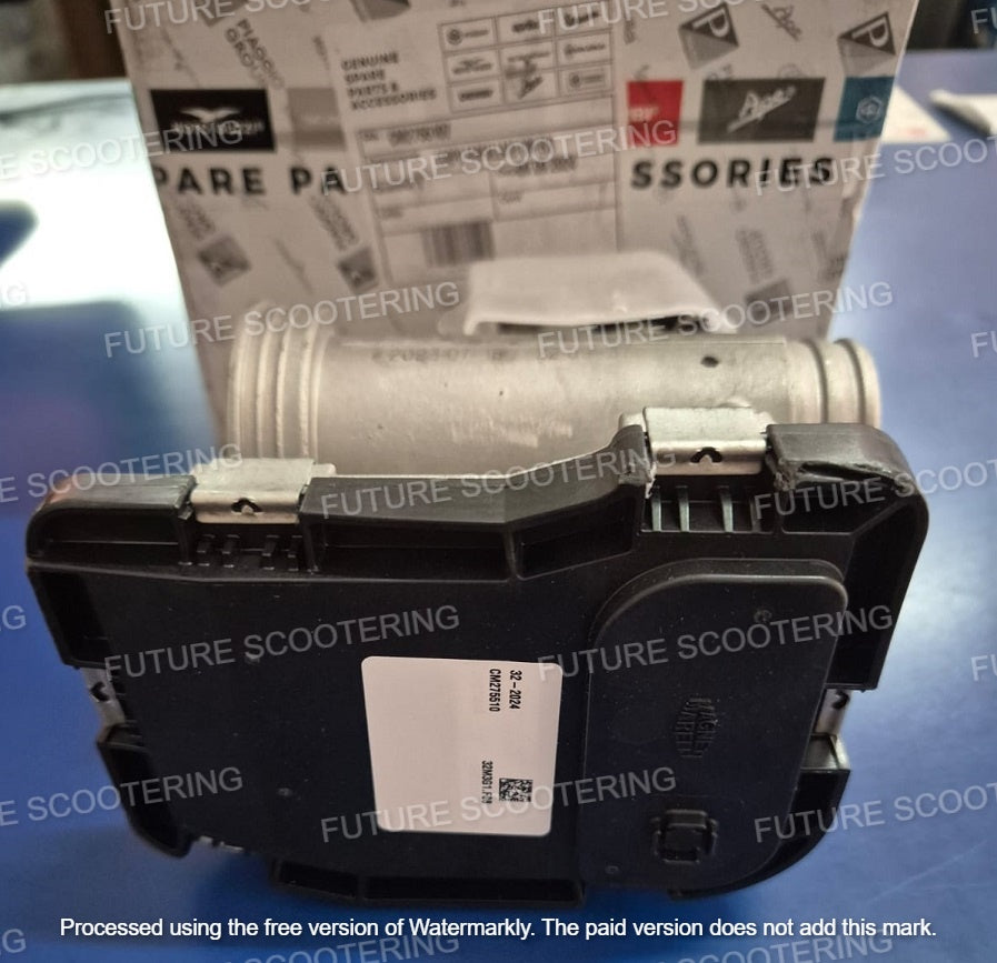 Vespa GTV 300 Throttle Body with ECU (Genuine Vespa Spare Part CM2755107)