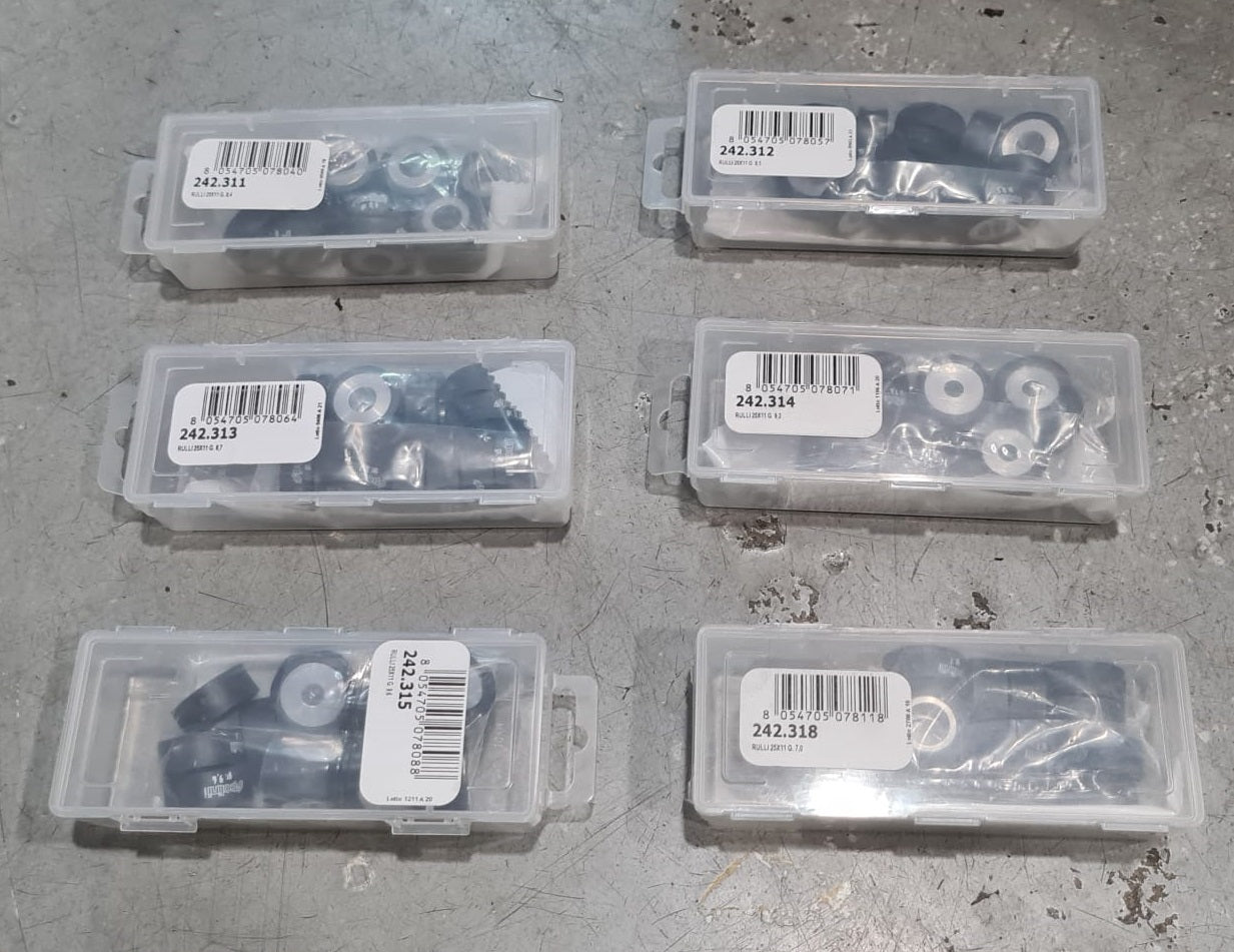 Yamaha XMax 300 / Kymco X Citing 400 / Honda Forza 350 / Tmax 500 Polini Rollers Set (Size 25x11) For Polini Hi-speed Control