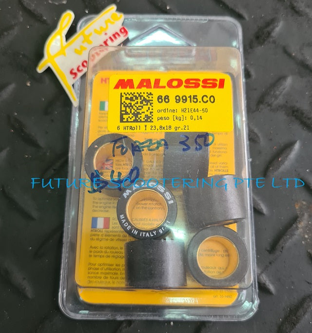 Honda Forza 350 Malossi Rollers Set (Size 23.8x18) For Original Variator