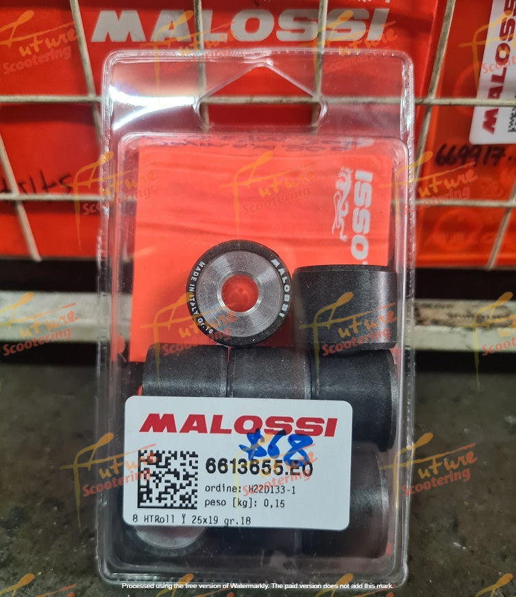 SYM Cruisym / Joymax 300 Malossi Rollers Set (Size 25x19) For Polini Hi-speed control